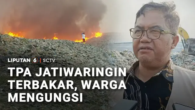 TPA Terbakar, Warga Mengungsi