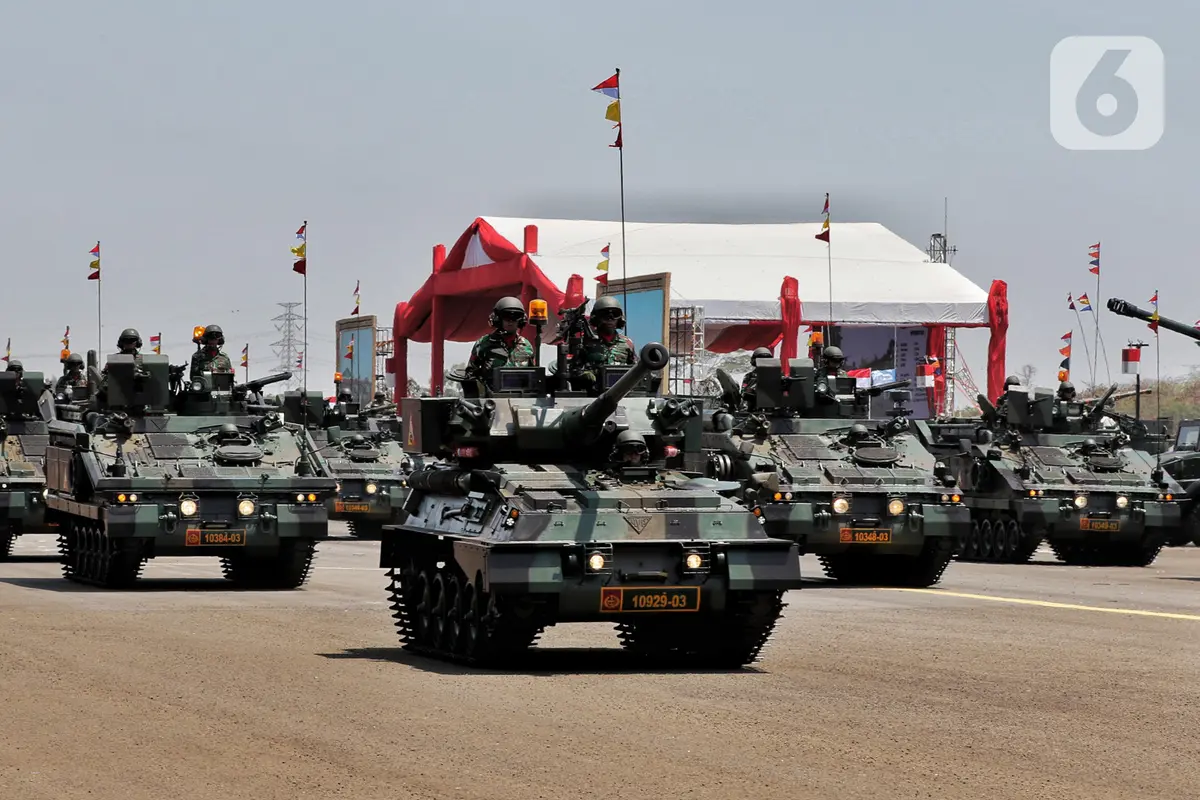 Deretan Alutsista Dipamerkan di HUT ke-74 TNI