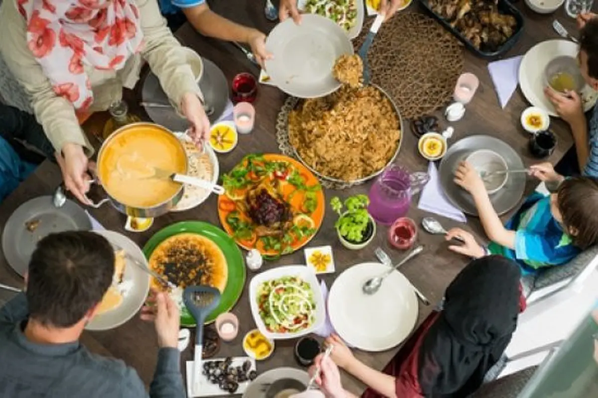 Potret buka puasa bersama
