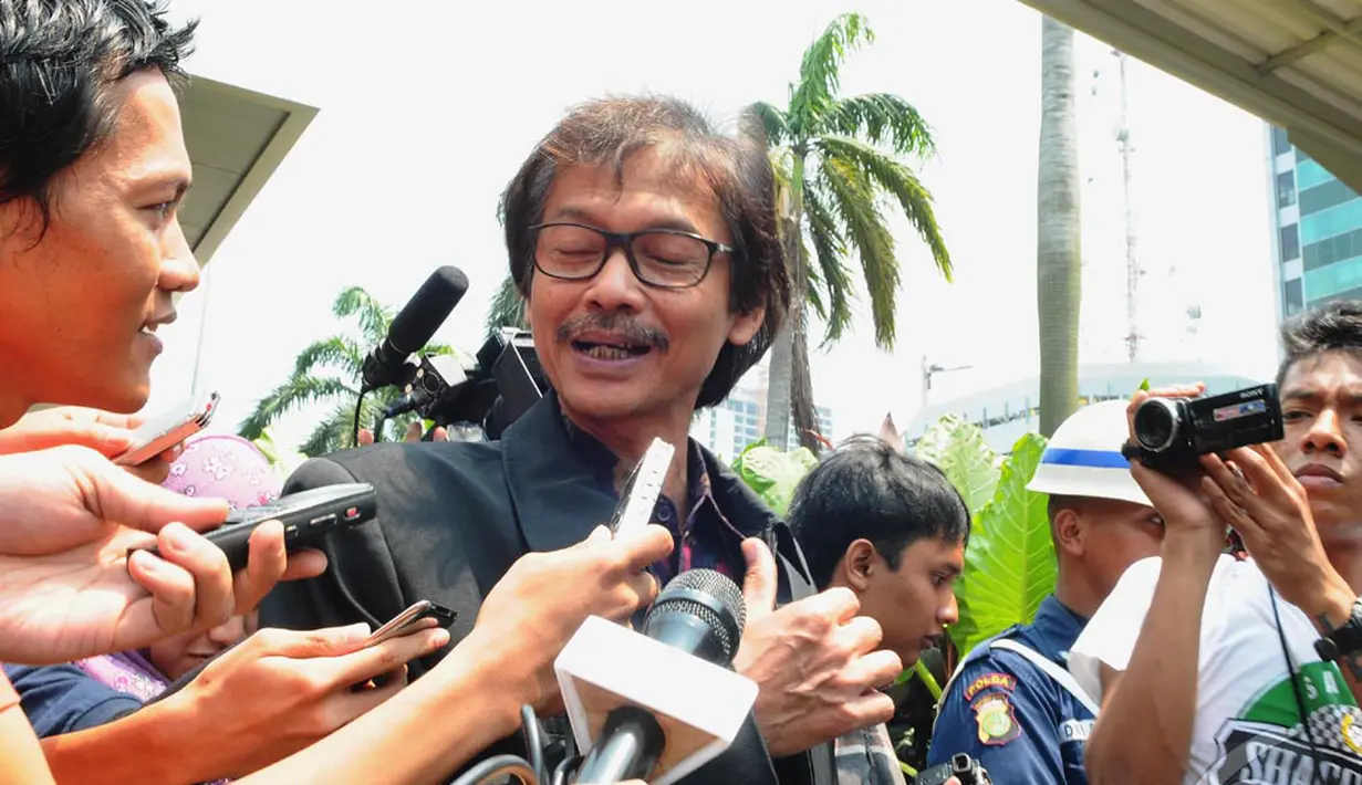 Rida mengaku bila anggaran Kementerian ESDM tidak ada yang berubah ketika Jero baru menjabat Menteri ESDM, Jakarta, Jumat (12/9/2014) (Liputan6.com/Andrian M Tunay)