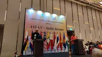 Perwakilan Misi India untuk ASEAN menggelar acara ASEAN-India Bazaar di Hotel Westin Jakarta, pada Minggu (22/10/2023). (Liputan6/Therresia Maria Magdalena Morais)