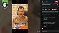 Gambar tangkapan layar&nbsp;video yang diklaim gubernur terpilih Jawa Tengah 2024, Ahmad Luthfi bagi-bagi uang sebesar Rp 10 juta. (sumber: Facebook)