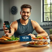 tips sukses diet intermittent fasting &copy;Ilustrasi dibuat AI