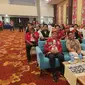 Ketum PSI, Kaesang Pangarep saat menghadiri Kopdarwil PSI DPW Bangka Belitung di salah satu hotel kawasan Pangkal Pinang, Bangka Belitung. (Liputan6.com/Dicky Agung Prihanto)