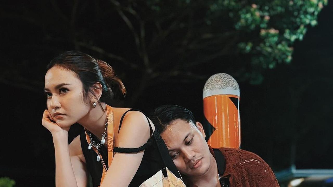 Mahalini dan Rizky Febian. (Foto: Dok. Instagram @rizkyfbian)
