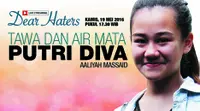 Aaliyah Massaid, dari namanya kita tahu remaja cantik ini adalah anak dari Adjie Massaid.