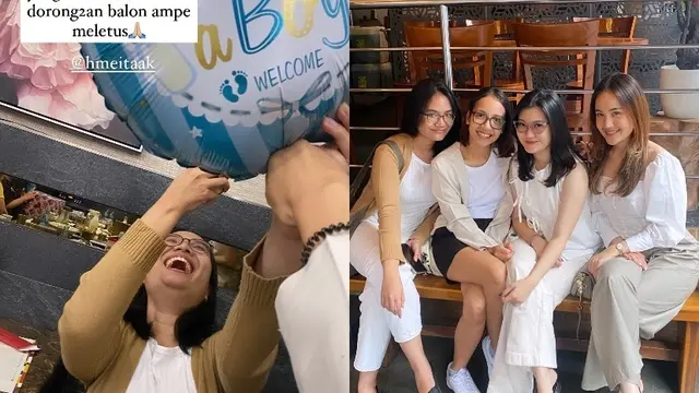7 Momen Baby Shower Perdana Pamela Bowie, Hamil Anak Laki-Laki