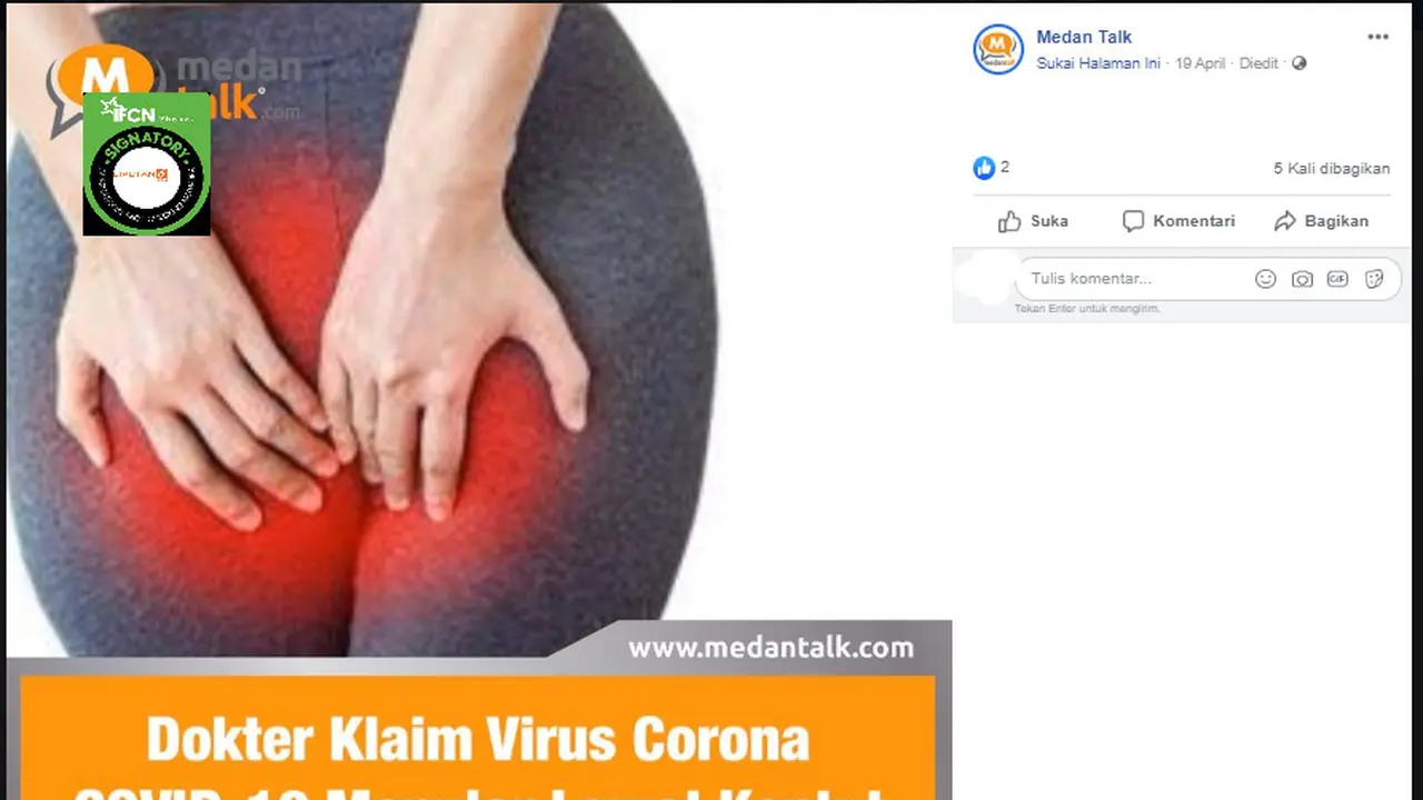 Belum Terbukti COVID-19 Menular Lewat Kentut
