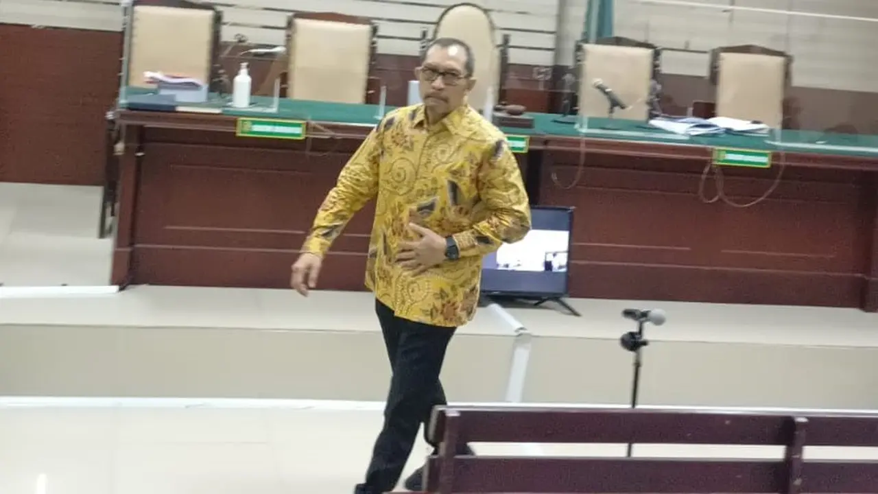 Sahat Simanjuntak divonis 9 tahun penjara. (Dian Kurniawan/Liputan6.com)