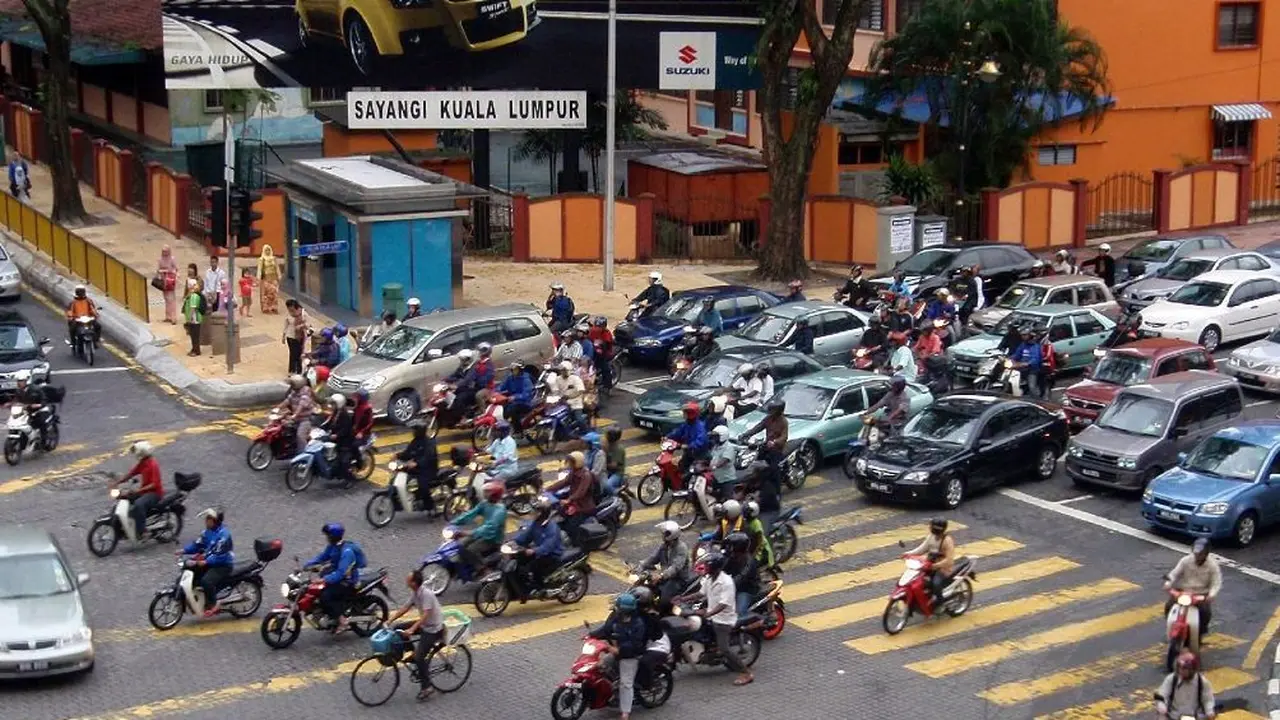 Lalu Lintas di Kuala Lumpur, Malaysia