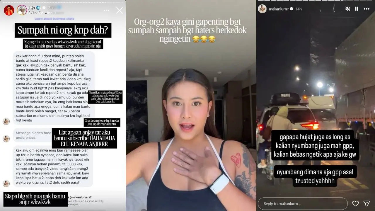 Semakin Panas, Aa Juju dan Awkarin Saling Sindir di Instagram