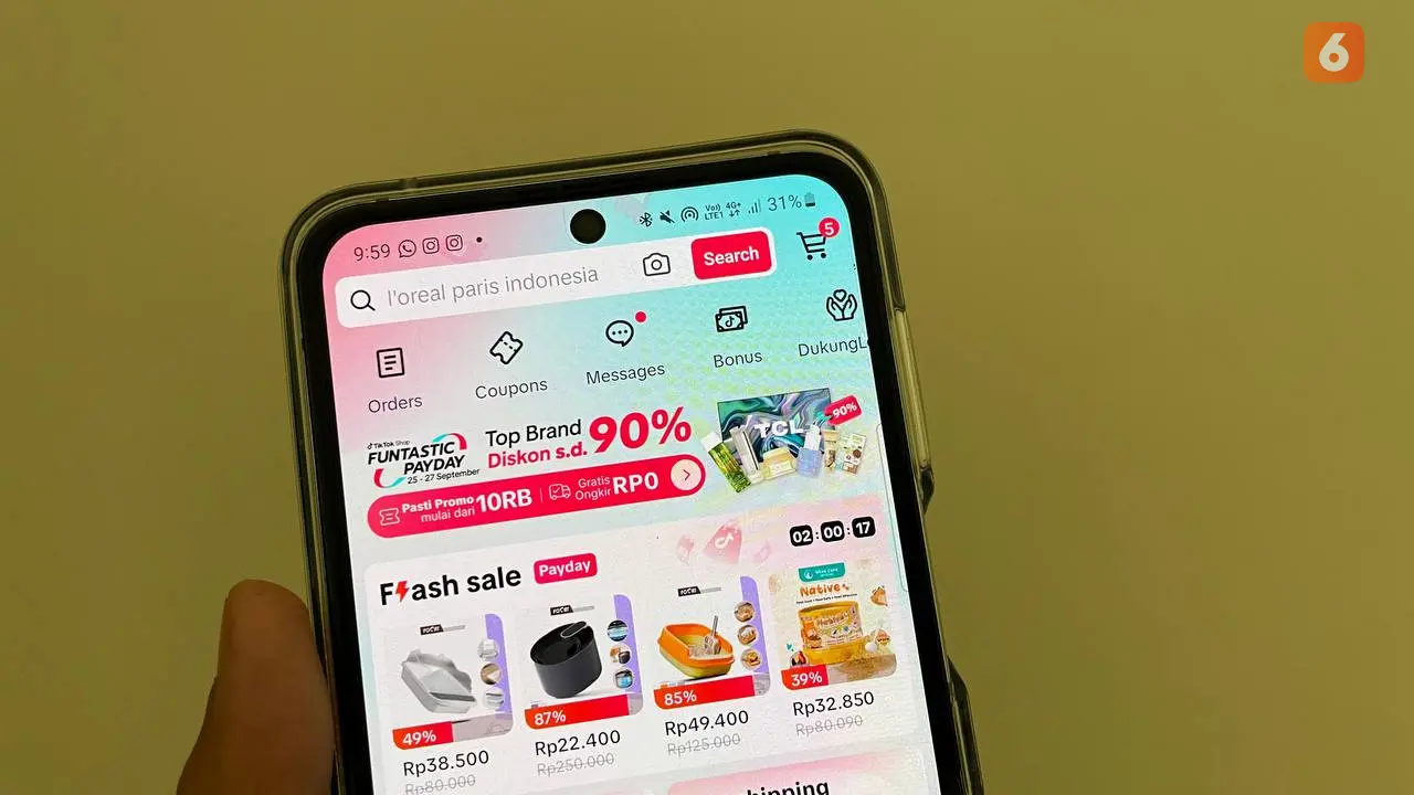 TikTok Shop (Liputan6.com/ Agustin Setyo W)