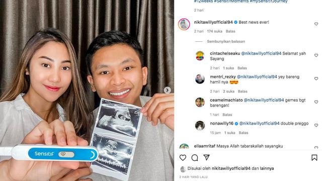 Susul Sang Kakak, Adik Nikita Willy Umumkan Kehamilan. (sumber: Instagram/nonawilly16)