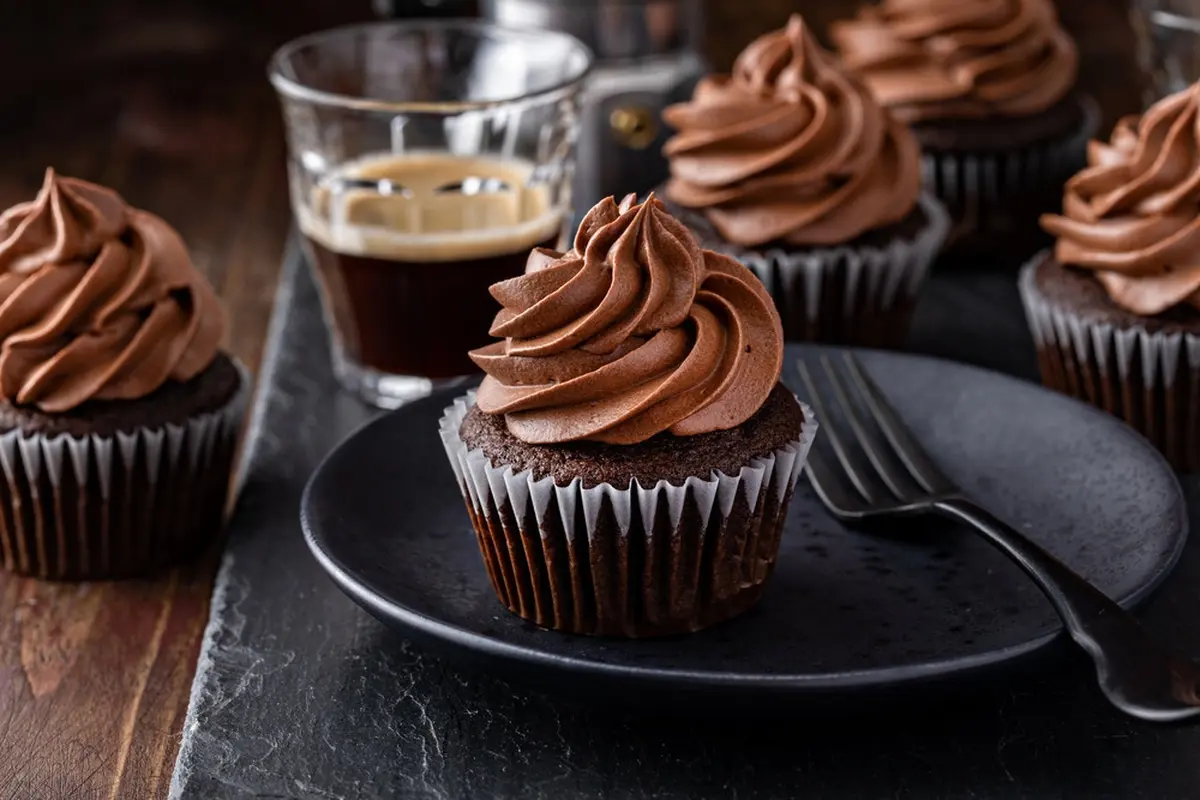 muffin cupcake kopi cokelat