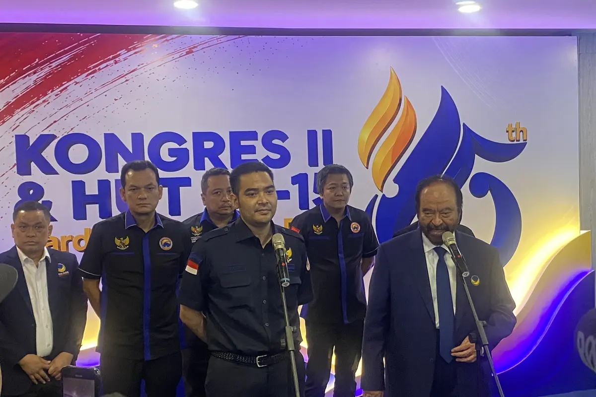 Surya Paloh di Kongres II dan peringatan HUT ke-15 Garda Pemuda NasDem