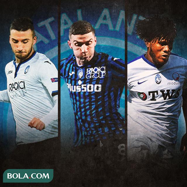 Atalanta - Bryan Cristante, Robin Gosens, Franck Kessie