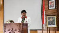 Kepala Badan Pembinaan Ideologi Pancasila (BPIP), Yudian Wahyudi di Seminar Kebangsaan yang bertemakan "Internalisasi dan Implementasi Nilai-nilai Pancasila Dalam Budaya Kerja" yang diselenggarakan Kejaksaan Tinggi Daerah Istimewa Yogyakarta, Jumat (17/6).