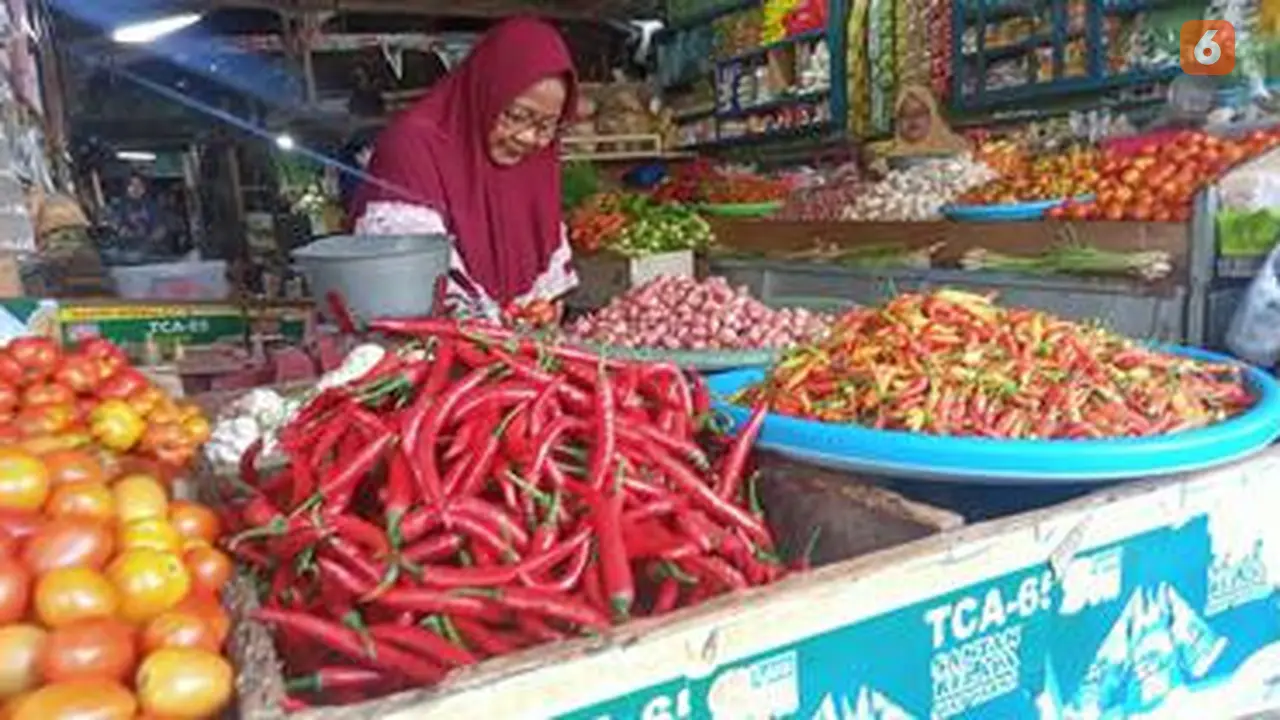 Pedagang cabai di Pasar Induk Banyuwangi (Hermawan Arifianto/Liputan6.com)