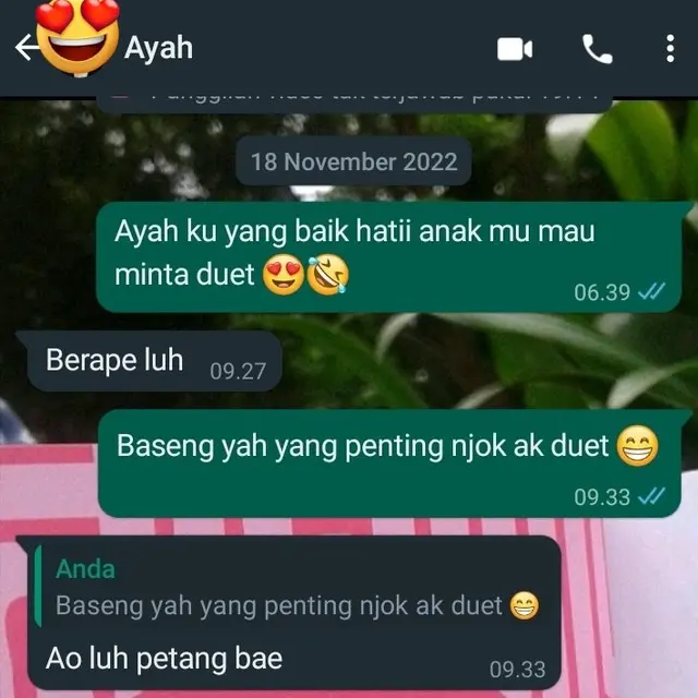 6 Chat Anak Rantau Minta Uang ke Orangtua Ini Kocak, Pakai Stiker Memelas