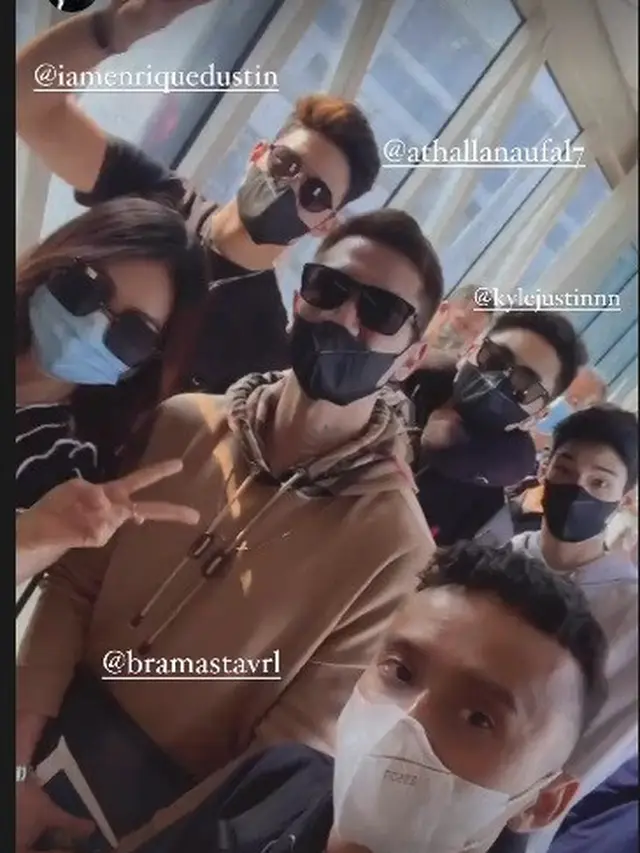 Natasha Wilona dan Verrell Bramasta berangkat ke Malaysia (Foto: Instagram/@natashawilona12)