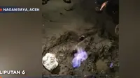 Gelembung Gas Bermunculan dari Dalam Tanah Usai Banjir di Aceh Surut