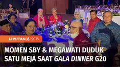 Hari pertama puncak KTT G20 Presiden Joko Widodo menjamu makan malam para pemimpin negara G20 di Taman Budaya Garuda Wisnu Kencana, Bali.