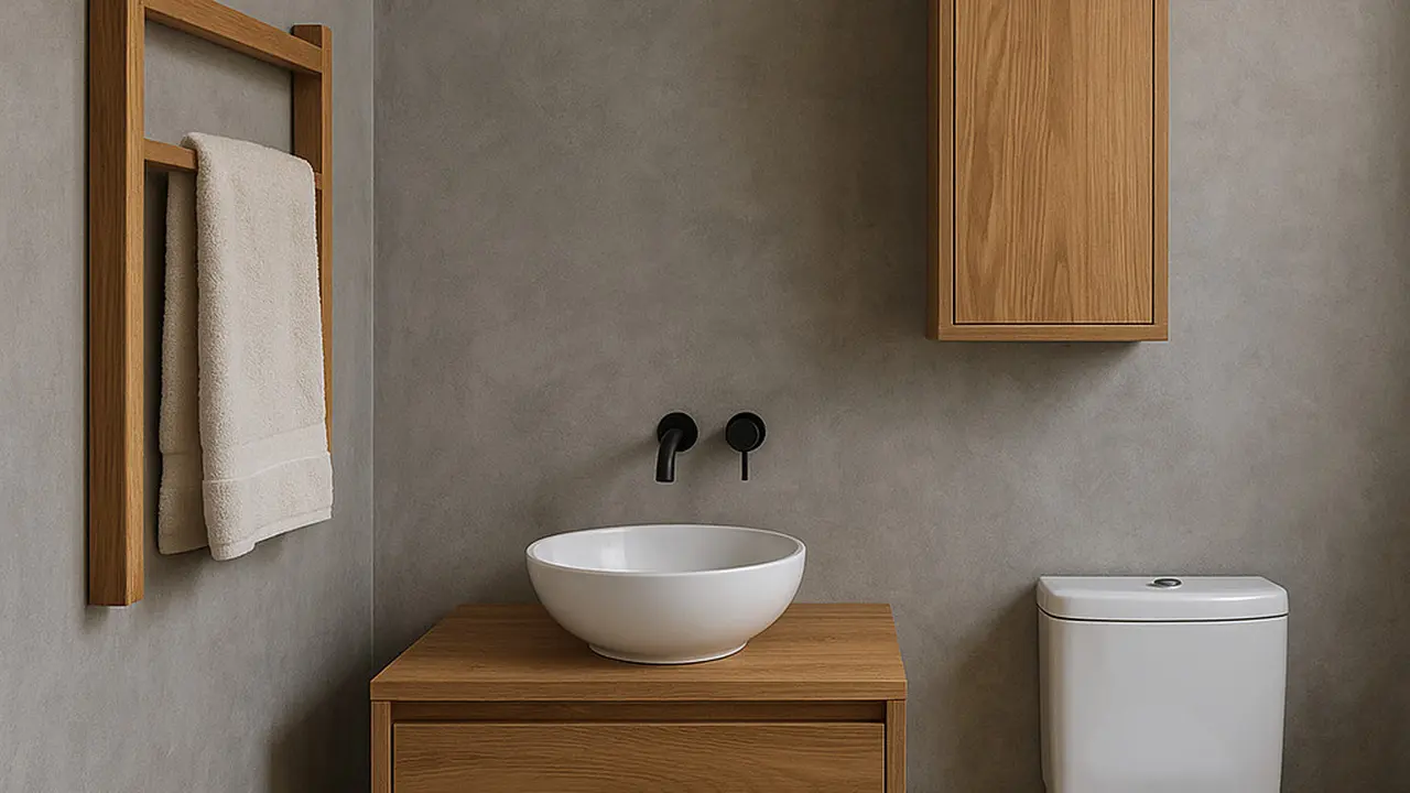Ide Memanfaatkan Dinding Kamar Mandi