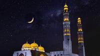 Ilustrasi masjid di malam yang cerah/copyright unsplash.com/Katerina Kerdi