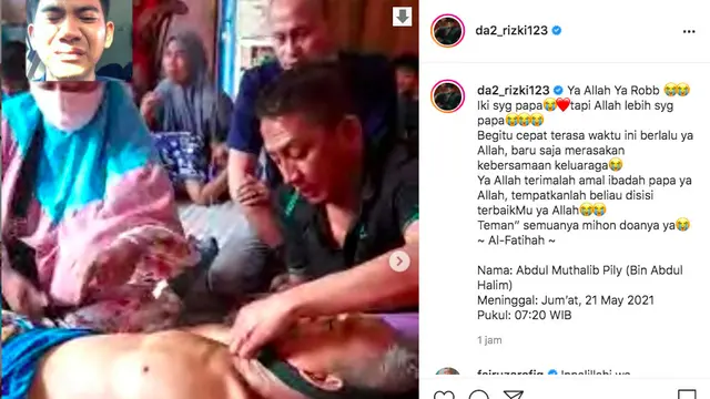 Berita Duka, Ayah Rizki dan Ridho 2R Meninggal Dunia