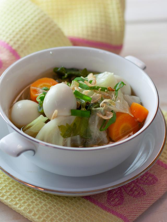 Sayur Sop Telur Puyuh