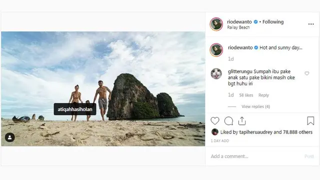 Rio Dewanto dan Atiqah Hasiholan