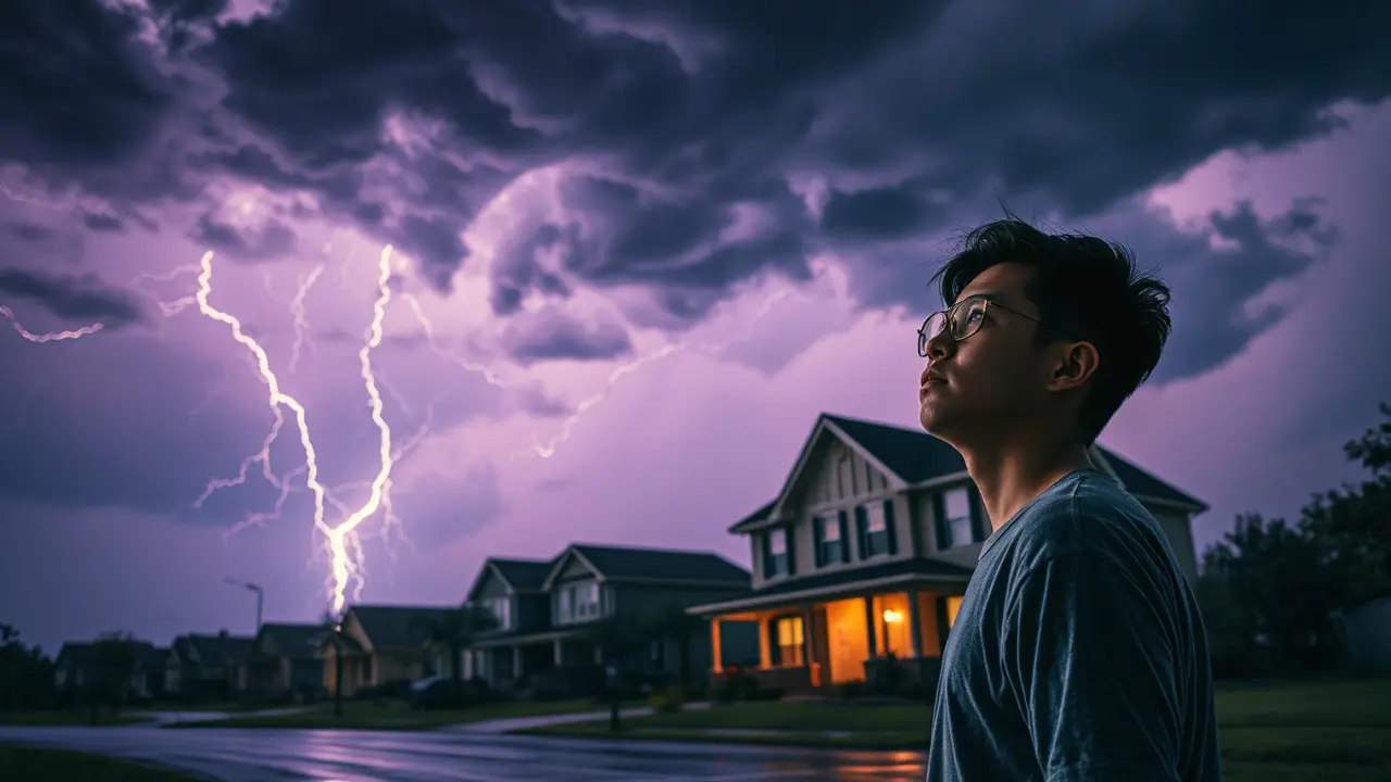 mimpi melihat petir menyambar rumah orang