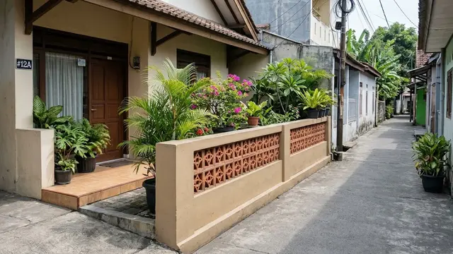 Model Pagar Pembatas Halaman yang Cocok untuk Rumah di Gang Sempit