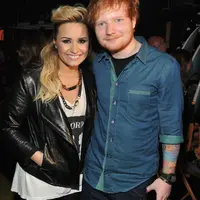 Demi Lovato & Ed Sheeran (via mtv.co.uk)
