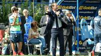 Pelatih Juventus asal Italia, Massimiliano Allegri. (AFP/Andreas Solaro)