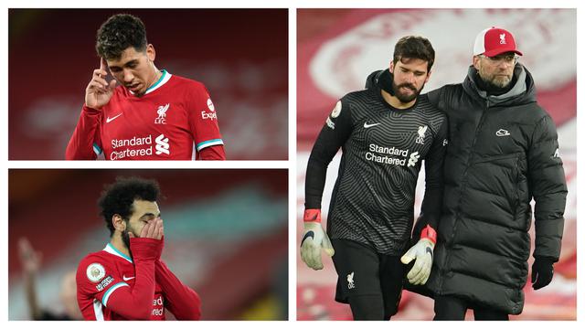 FOTO: Duka dan Ekspresi Kekecewaan Skuad Liverpool dalam Kekalahan dari Burnley 0-1