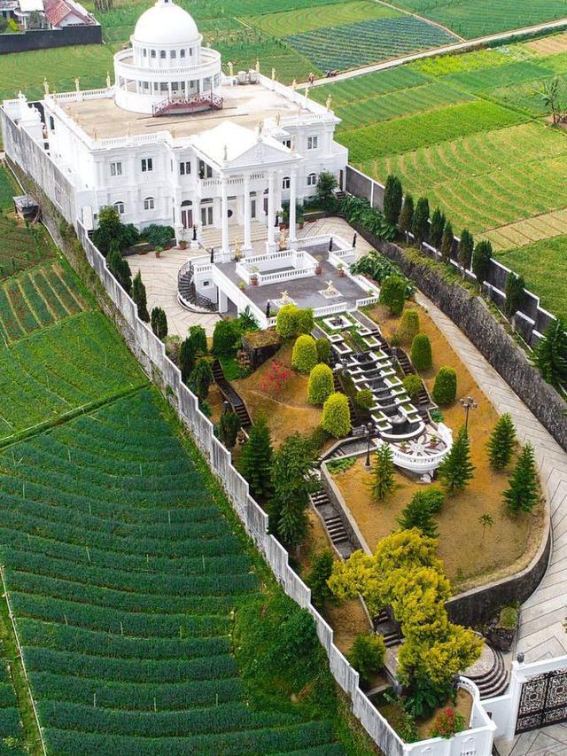 Viral Rumah Megah Bak Istana Di Tengah Sawah Bikin Penasaran Warganet Hot Liputan6 Com
