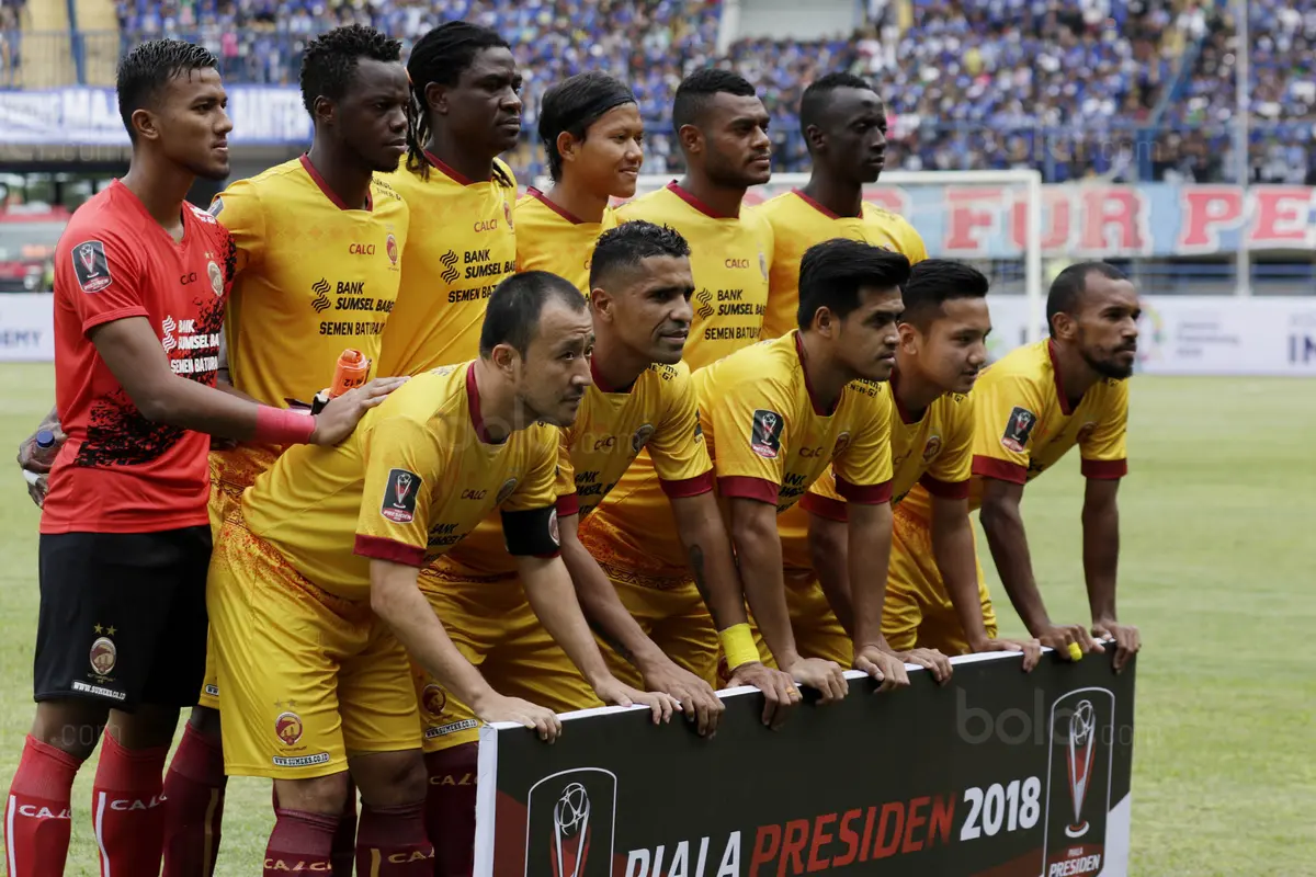 Sriwijaya FC, Alberto Goncalves, Piala Presiden 2018