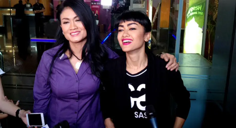 Julia Perez dan Ibu, Sri Wulansih [Foto: Sapto Purnomo/Liputan6.com]