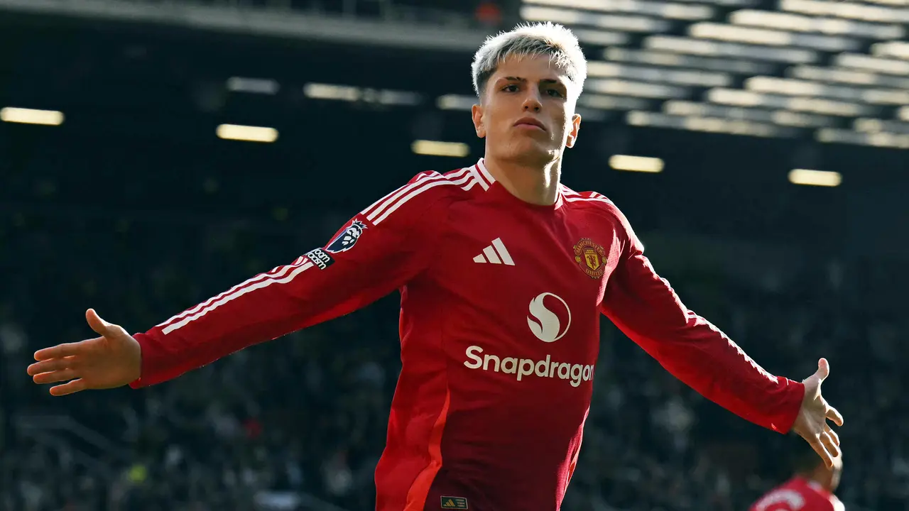 Winger Manchester United (MU), Alejandro Garnacho.