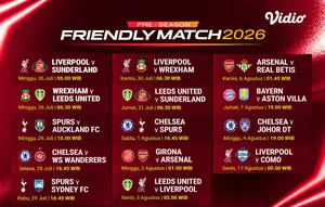 Pre-season Friendly Match 2026 Live Streaming Hanya di Vidio