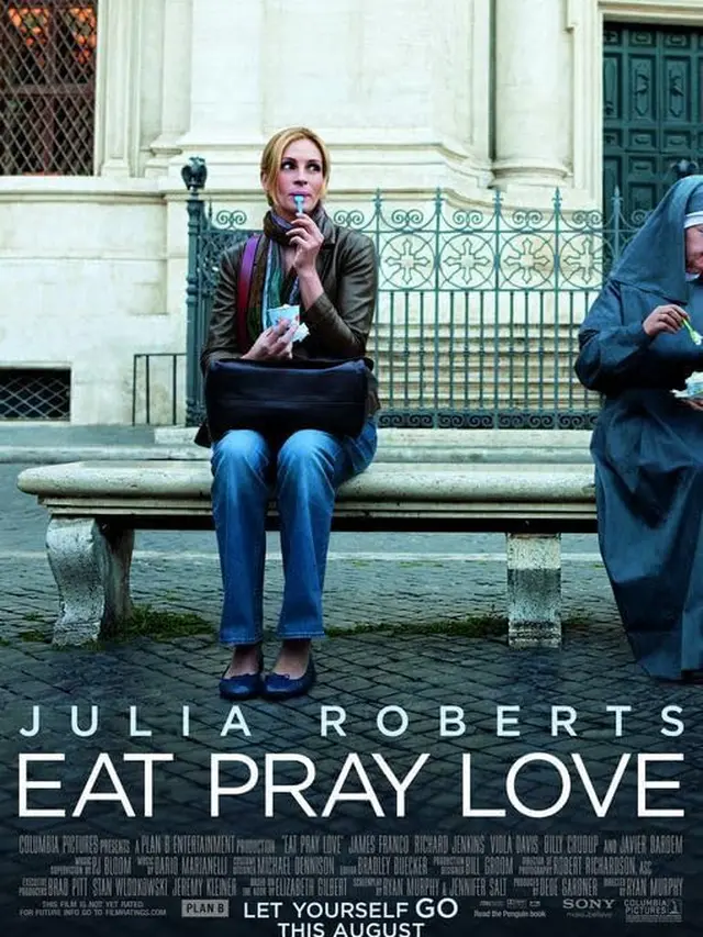 Poster film Eat Pray Love. (Foto: Dok. Sony Pictures Releasing/ IMDb)