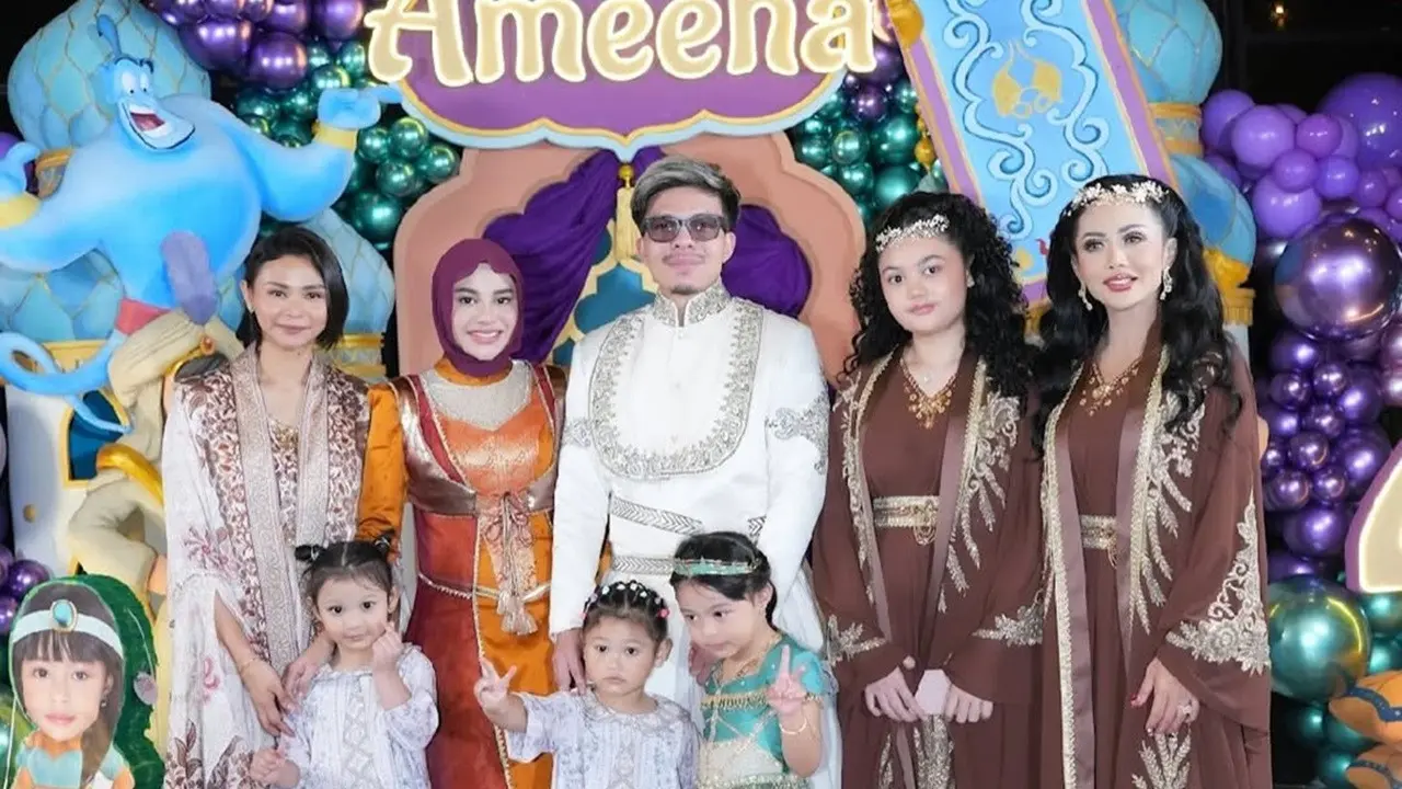 Potret Amora Lemos di Perayaan Ultah Ameena
