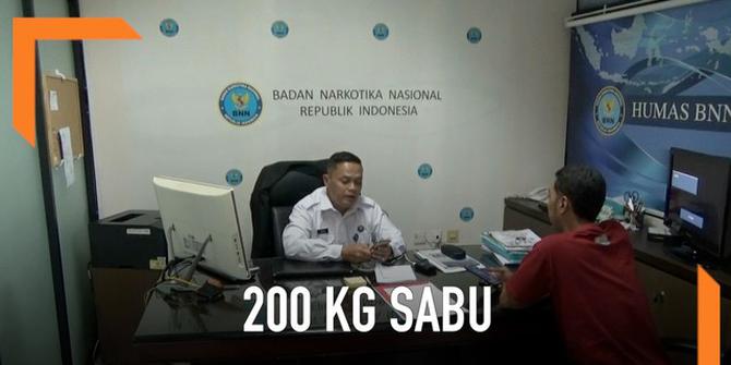 VIDEO: BNN Cari Bandar yang Selundupkan 200 Kg Sabu
