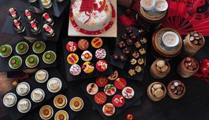 Makanan unik yang dibuat dengan hiasan Imlek