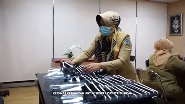 6 Potret Pembuatan Alat Pelindung Diri dan Masker oleh Pemerintah Kota Surabaya