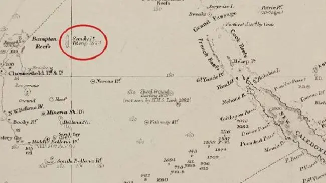 Pulau Sandy (Edward Brooke-Hitching/The Phantom Atlas: The Greatest Myths, Lies and Blunders on Maps)