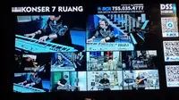 Konser Fariz RM Anthology, Konser 7 Ruang live streaming yang diprakarsai DSS Music, Sabtu (4/7/2020).