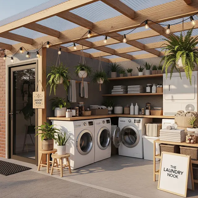 Desain Ruangan Laundry Kiloan