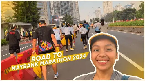 VIDEO Vlog: Serunya Lari Sambil Bersih-bersih Sampah di Road to Maybank Marathon 2024